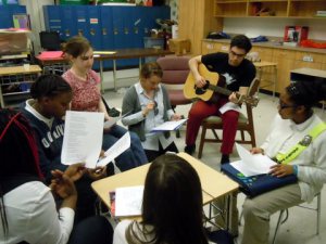 A poetry/chorus workshop with students at Margaret Brent Elementary in Baltimore. With the Parallel Octave Chorus and the Writers in Baltimore Schools nonprofit.